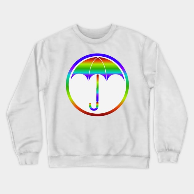 Rainbow Umbrella Academy Crewneck Sweatshirt by Tameink